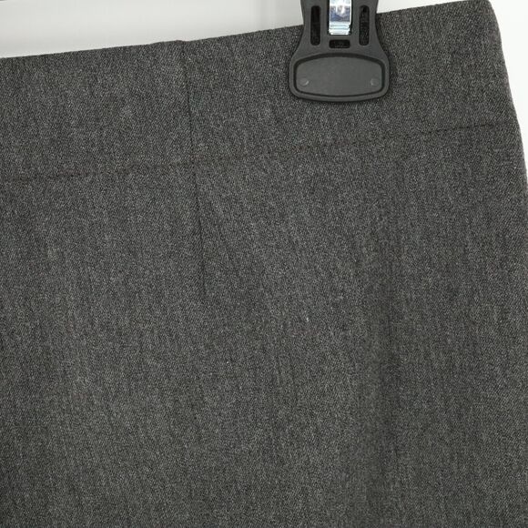 Talbots Dress Pants Petites 12P Gray Heritage Fit Straight Leg Side Zip Stretch - Picture 9 of 11